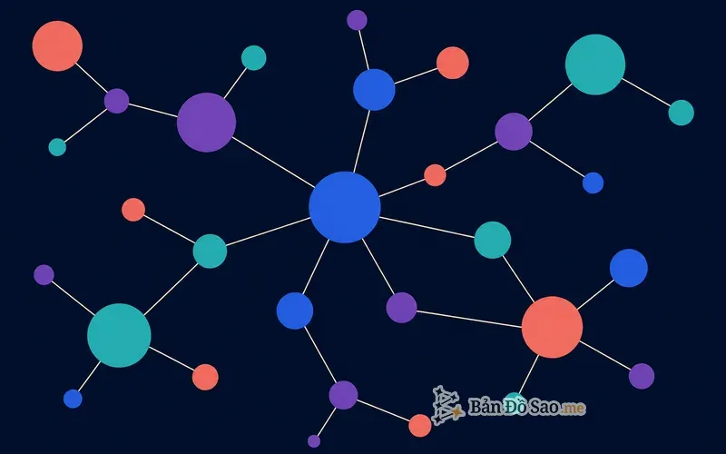 Minh họa 22 năng lượng Matrix Destiny như mạng lưới các nguyên mẫu trên biểu đồ